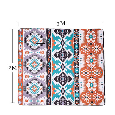 Thảm Picnic Dã Ngoại Suncojia, chống ẩm, họa tiết hoa văn thích hợp đi du lịch, phượt, 2×2m