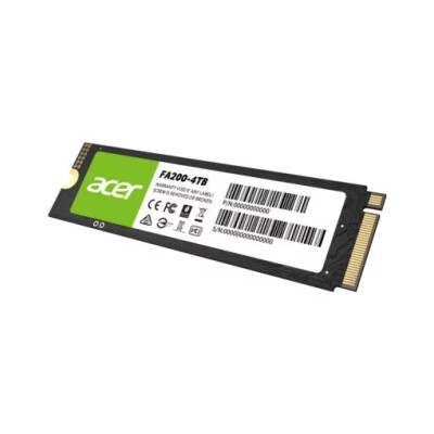 Ổ cứng SSD Acer FA200 M.2 NVMe 2.0 PCIe 4.0; Read speeds up to 7200 MB/s; tương thích Laptop, PC, PS5 - Bảo hành 5 năm Hàng chính hãng