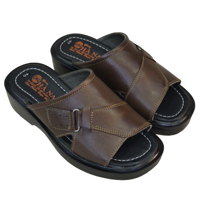 Dép Nam Quai Ngang HÀ NAM Da Bò Thật Cao Cấp DNA2135