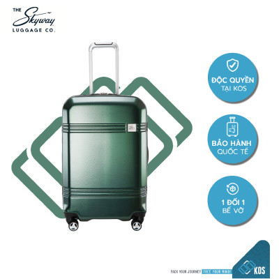 Vali du lịch SKYWAY GLACIER BAY - Size 20/24/28 inch - Chống va đập, hạn chế trầy xước, Thương hiệu Mỹ