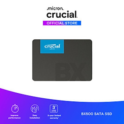Ổ cứng SSD Crucial BX500 3D NAND 2.5-Inch SATA III 240GB CT240BX500SSD1 - Hàng Chính Hãng