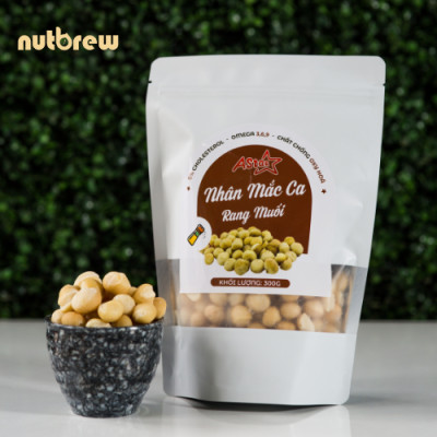 NHÂN MACCA RANG MUỐI ASTAR - 300Gr