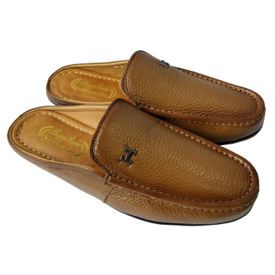 Dép Bít Đầu Nam BIGGBEN Da Bò Thật Cao Cấp SB126