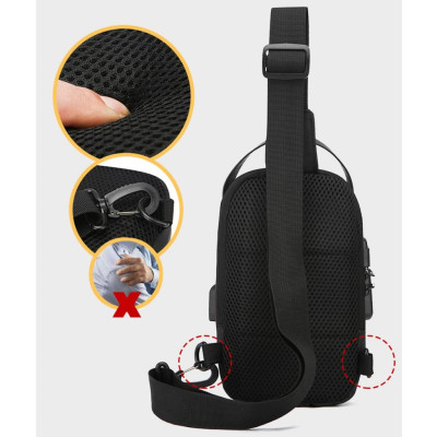 Túi Đeo Chéo Chống Thấm Cao Cấp Thiết Kế Hiện Đại TC01