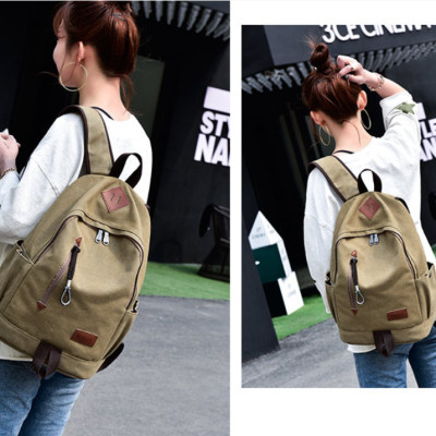 Balo nữ vải canvas cao cấp phong cách mới