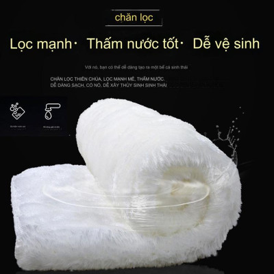 Túi Lọc Cặn Chống Tràn Hồ Cá 18x50cm (1/2 Lớp): Lọc Sạch Phân, Vệ Sinh Bể Hiệu Quả!
