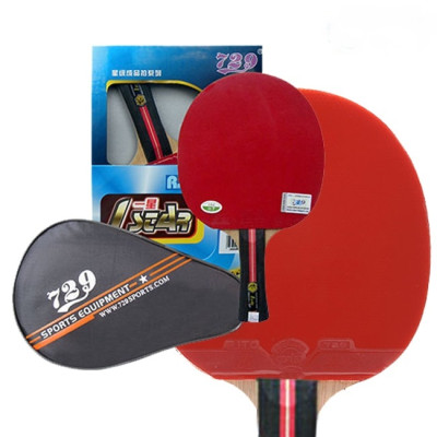Vợt Bóng Bàn 729 - 1 sao OFF+ màu đỏ đen phù hợp cho người chơi sử dụng lối đánh công - thủ toàn diện