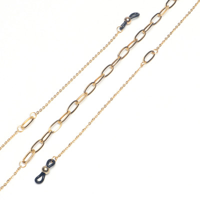 Dây xích đeo mắt kính xích titan thời trang cá tính nổi bật ấn tượng, dây đeo khẩu trang chống lạc đa năng
