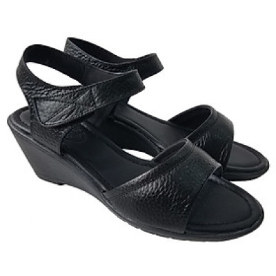 Giày Đế Xuồng Nữ BIGGBEN Da Bò Thật Cao 5 Phân SDX74