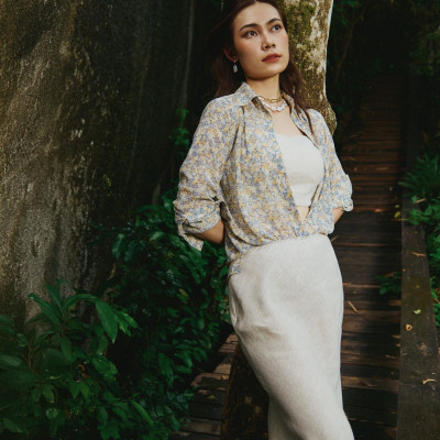 Áo Sơ Mi Hoa Lệ Mạn TOP171 thời trang thiết kế Hity