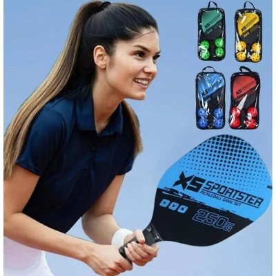 Bộ vợt 2 pickleball Và 4 Quả Bóng Pickleball Kèm túi đựng Phụ Kiện Thể Thao