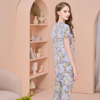 Bộ Đồ Satin Dài Nữ Vincy Thoáng Mát BSD130W21