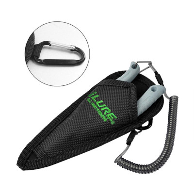 ILURE Fishing Pliers Scissors Stainless Steel Fishing Line Cutter Split Ring Pliers Hook Remover Tool