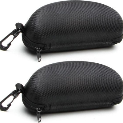 Bộ 2 hộp đựng mắt kính có móc treo - Màu Đen