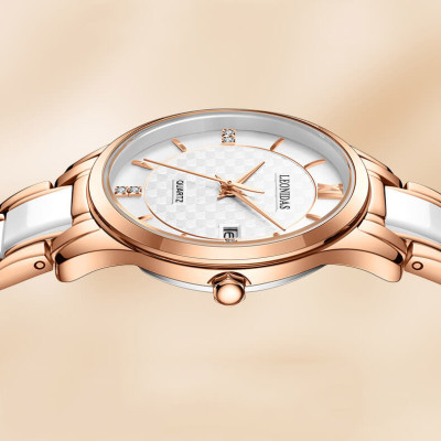 Đồng hồ nữ chính hãng LEONIDAS LD80126-1 Kính sapphire ,chống xước ,Chống nước 30m ,Bh 24 tháng,Máy điện tử(Pin)