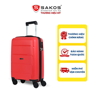 Vali Kéo Nhựa Du Lịch SAKOS ENDURA Z22 - Size S (20inch)/ Xách Tay (Cabin) - Khóa TSA - Nhựa PP