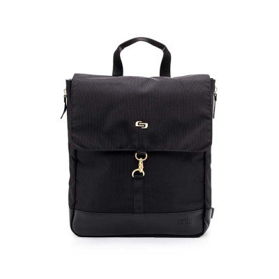 Balo Nữ SOLO Austin Hybrid Tote Ngăn laptop 13.3 inch màu đen phối phụ kiện mạ vàng Mã EXE803 Bảo hành 5 năm chính hãng