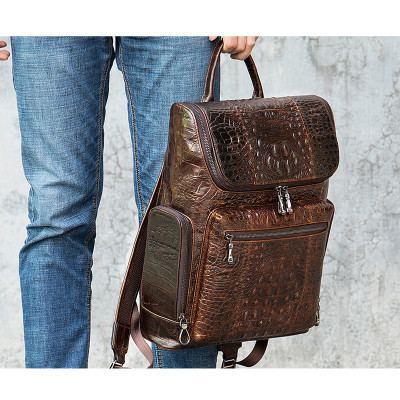 Balo nam DA BÒ THẬT, balo laptop phong cách mới – BEE GEE BLND9068