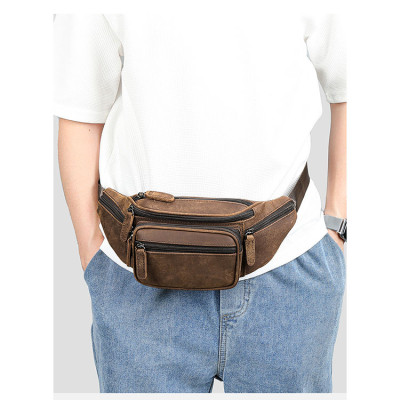 Túi Bao Tử, Túi Đeo Bụng, Túi Đeo Vai Da Bò Marrant BHM8879