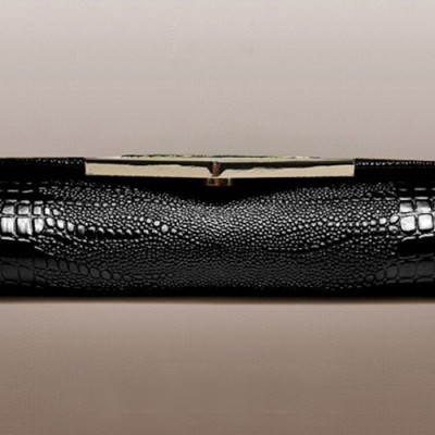 Túi clutch nữ cao cấp da thật ELLY – EC38 màu đen