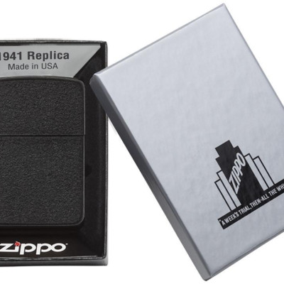 Bật Lửa Zippo Replica 1941 Black Crackle 28582