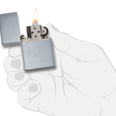 Bật Lửa Zippo Vintage Brushed Chrome (No slashes) 230.25