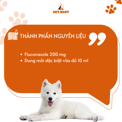 Dung Dịch Five Funazole For Pet 10ml Cao Cấp, Hỗ Trợ Trị Nấm Toàn Thân Cho Thú Cưng - Fivevet