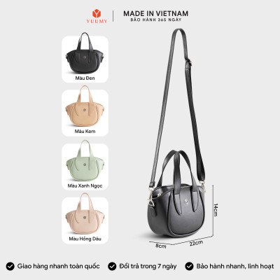 Túi Yuumy (Thời trang nữ dạng xô sành điệu size 22 - Túi đeo chéo da Seasand YN290)