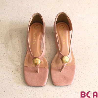 [ĐỘC + ĐẸP + ĐỈNH]  Đế Xuồng 5p RO727 ROSATA Cho Buổi Tiệc Nhẹ, Cà Phê, Dạo Phố Hay Đi Làm Trở Nên Tự Tin - Sang Trọng