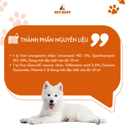 Combo Linco-Namic.KC (10ml) - Dung Dịch Hỗ Trợ Trị Nhiễm Khuẩn Tiêu Hóa, Tiêu Viêm Cho Thú Cưng, Chim Cảnh