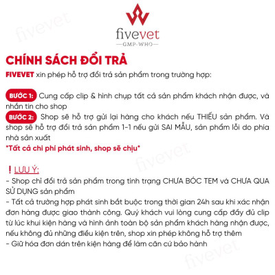 [100ml] FIVE-ALBEN.100 Oral Tẩy sán, sán lá, sán dây, diệt giun các loại