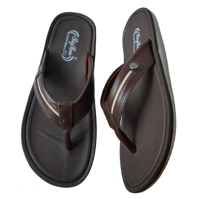 Dép Xỏ Ngón Nam BIGGBEN Da Bò Thật DK05