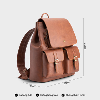 Balo Lata ( Thời trang nữ công sở cỡ trung - Balo da BAL50 )