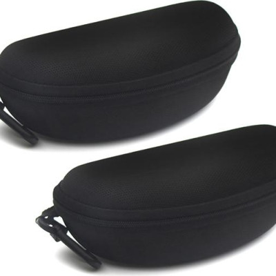 Bộ 2 hộp đựng mắt kính có móc treo - Màu Đen