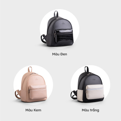 Balo Yuumy ( Thời trang nữ tiện lợi cỡ trung - Balo da Seasand YBA87 )