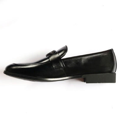 Giày Tây Nam Không Dây Đai Ngang ( Xả Kho ) - Da Mềm Đế Cao Su Mềm Mã D07-PVC