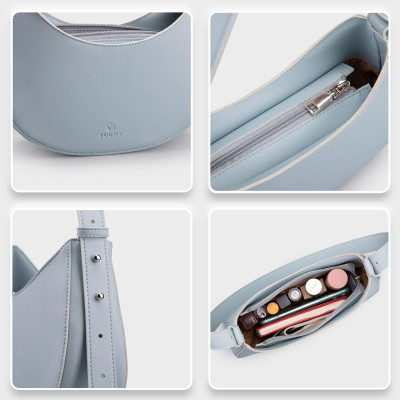 Túi Yuumy ( Thời trang nữ hình bán nguyệt - Túi đeo vai da Seasand YN156 )