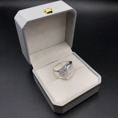 Nhẫn Nam Bạc Ta Chữ Phúc BẠC HIỂU MINH NA616