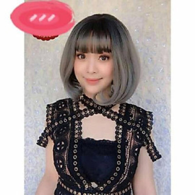 Nguyên đầu nhuộm chân đen- tạng lưới chùm tóc- hình thật