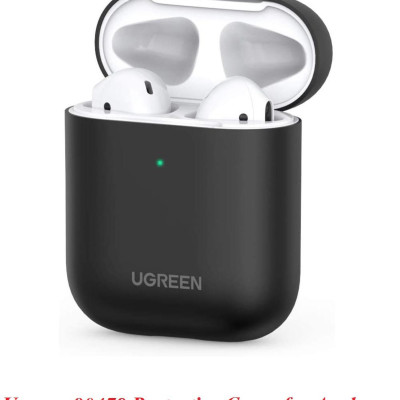 Ugreen UG80479LP367TK Airpods Màu Đen Hộp bảo vệ Silicone - HÀNG CHÍNH HÃNG