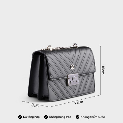 Túi Yuumy ( Thời trang nữ đi tiệc size 21 - Túi đeo chéo da Seasand YN137 )