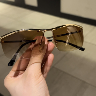 Kính râm Nam nửa viền Solex gọng kim loại nhỏ Fullbox phụ kiện cao cấp