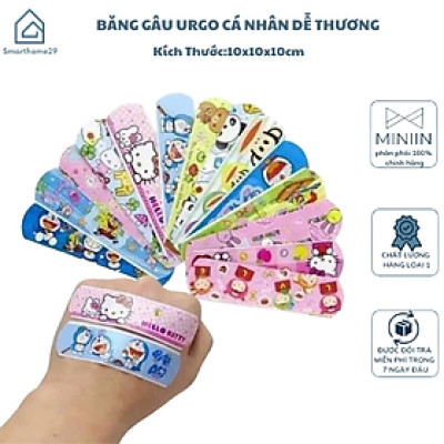 Băng Gâu URGO Cá Nhân Dễ Thương Cho Học Sinh, Hộp 100 Miếng - HÀNG CHÍNH HÃNG MINIIN