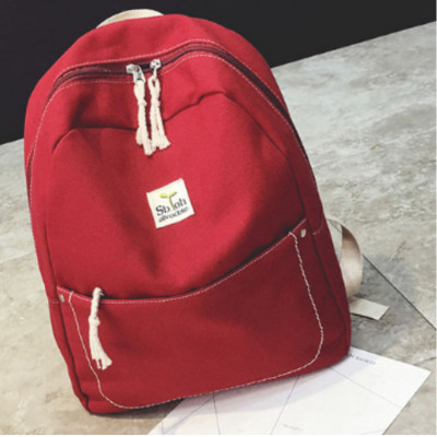 Ba Lô Canvas Sinh Viên Phong Cách Hàn Quốc 208069m