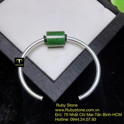 Lắc tay bạc lu thống ngọc xinh yêu tại Ruby Stone