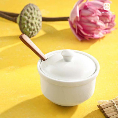 Lọ Đường Sứ Trắng OHIO