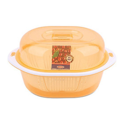 Bộ Rổ + chậu có nắp đậy Song Long - Màu ngẫu nhiên