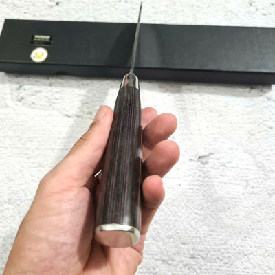 DAO - DAO BẾP NHẬT BẢN SANTOKU THÉP DAMASCUS MÃ A5 DT116 nt topcomshop vn