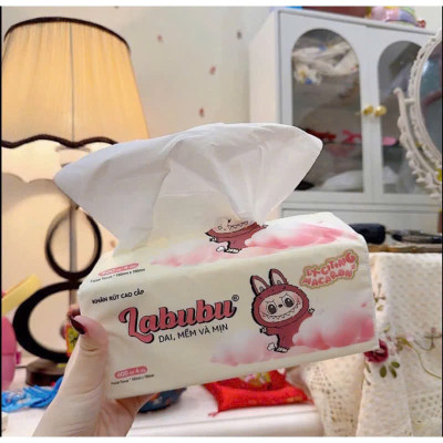 Sản phẩm phụ kiện phòng ăn -Combo 10 bịch giấy ănLabubu 300 tờ  - 4 lớp / 1 gói siêu mềm mại siêu dai tiết kiệm và an toàn