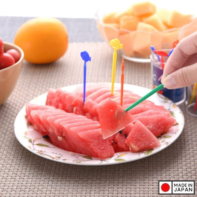 Hộp 20 tăm xiên trái cây hình cá biển Pick - Hàng nội địa Nhật Bản | Made in Japan